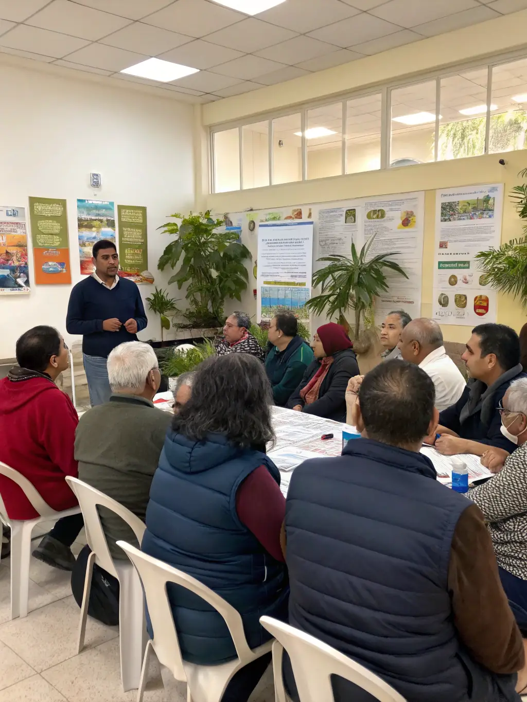 A group of patients participating in a kidney disease management workshop, emphasizing AURAL's commitment to patient education and empowerment.